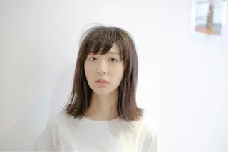 ミディアム 佐藤 旭のヘアスタイル