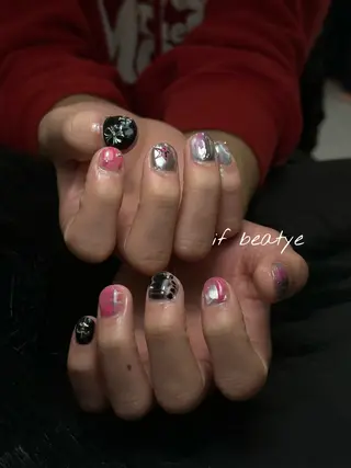ネイル if Hair＆Nail Salon所属・IKA /海外ネイル /個性派/ワンホンのネイルデザイン
