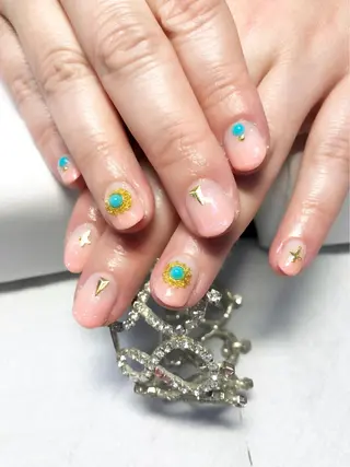 ショート ネイル Lulunail RieYのネイルデザイン