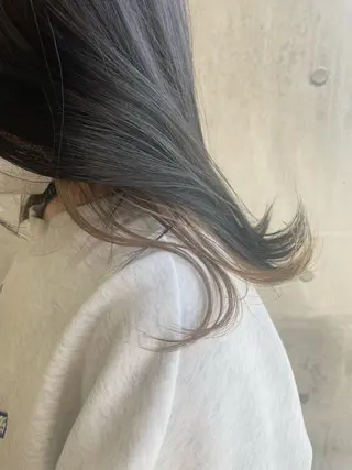 セミロング カラー life nanakoのヘアスタイル