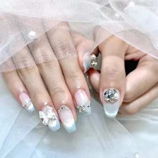 ネイル éclat nail studio（She nail studio内）所属・韓国ワンホン éclat🩵飯山のネイルデザイン