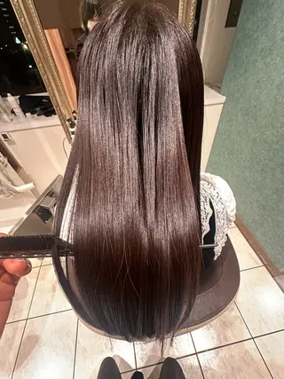 ロング パーマ Ash西葛西 /momijiのヘアスタイル