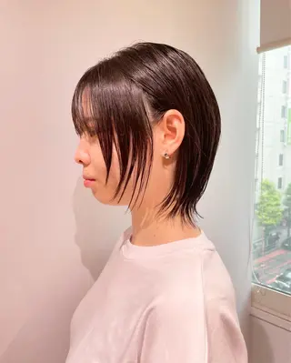 ショート 🩵縮毛矯正 髪質 改善 美髪🩵のヘアスタイル