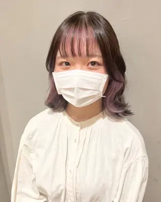 ミディアム カラー 🎀艶モテカラー🎀 彩季のヘアスタイル