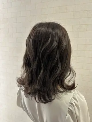 セミロング カラー 💎ハイライトカラー /髪質改善カラー💎のヘアスタイル