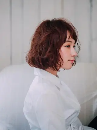 カラー 大島 千怜のヘアスタイル