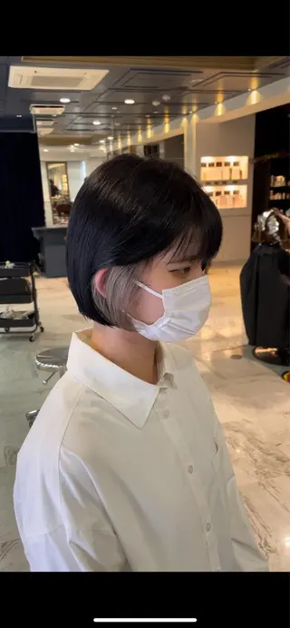 ショート AO所属・ボブ/艶カラー/ 縮毛矯正/寺岡祐斗のヘアスタイル