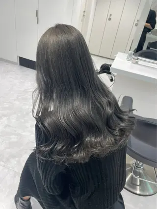 ロング カラー ブリーチなし艶カラー タクト🫧のヘアスタイル