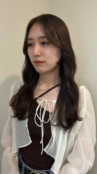 ロング カラー 小澤 一稀のヘアスタイル