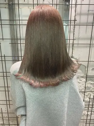 カラー AYANE 韓国ヘア /レイヤーカットのヘアスタイル