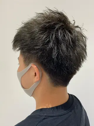 ショート カラー メンズ 赤澤 海斗のヘアスタイル