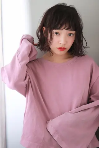 ミディアム カラー 山下 直人のヘアスタイル