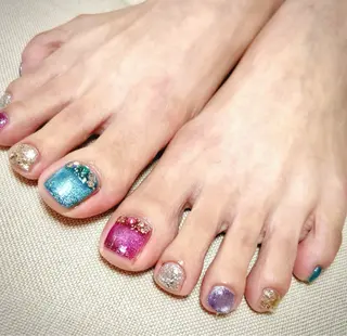 カラー Nailsalon Latteのネイルデザイン