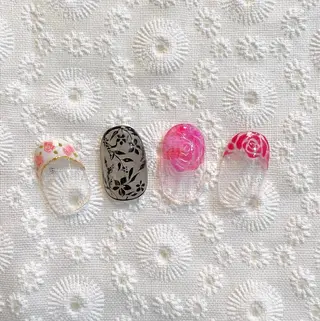 ネイル 森のさんぽ道所属・ショートネイル 森のさんぽ道のネイルデザイン