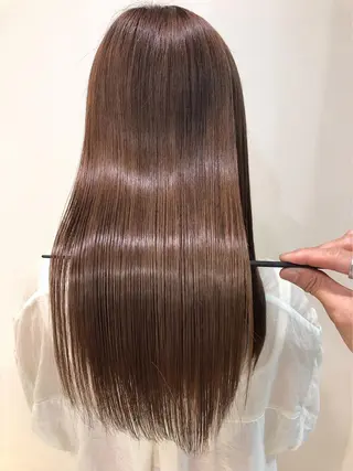 ロング コテ巻き風パーマ/ 髪質改善/河島恭平のヘアスタイル