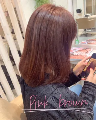 ミディアム if所属・大崎if ほりはるかのヘアスタイル