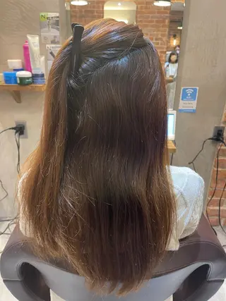 ロング 佐藤/本物志向の 髪質改善サロンのヘアスタイル