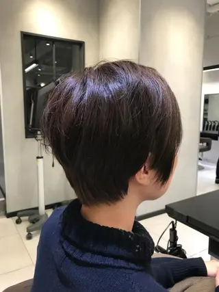 ショート カラー Renatus店長 金子裕美のヘアスタイル