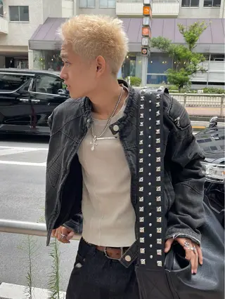 カラー メンズ メンズカット パーマ[佐橋]のヘアスタイル