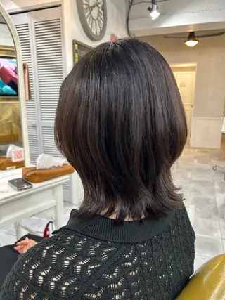 ミディアム 🍕月舘りほ カラー/髪質改善🍕のヘアスタイル