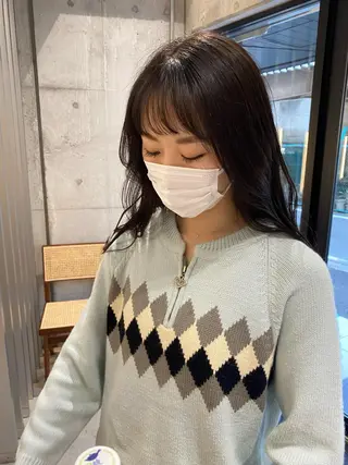 ロング 鈴木 真司のヘアスタイル