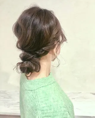 ヘアアレンジ ヘアセット ✴︎Mai✴︎銀座のヘアスタイル