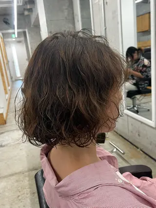 パーマ ラフィスヘアードープ所属・👑髪質改善wカラー /ハイトーン/アユカのヘアスタイル