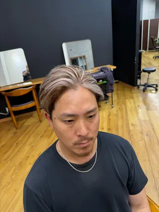 メンズ メンズバレイヤージュ ⚡️RYUTA⚡️のヘアスタイル