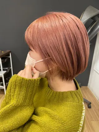 ショート 1/f hair space所属・河口 友里のヘアスタイル