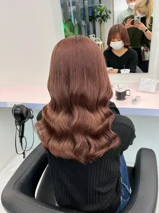セミロング 💗爆美女製造機💗 ハイトーン-髪質改善のヘアスタイル