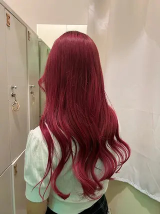 ロング カラー 渡邊 海里のヘアスタイル