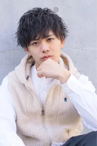 ミディアム カラー パーマ ヘアアレンジ メンズ Rene'所属・当日予約⭕️ JUNYAのヘアスタイル