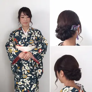 ミディアム ヘアアレンジ KANA カナのマツエク・マツパデザイン