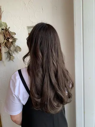 ロング カラー 🌸小掛🌸 豊橋外国人風カラーのヘアスタイル