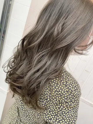 ロング カラー 前髪顔周り✂️店長 ❤️アマミヤ❤️のヘアスタイル