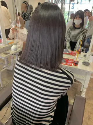 ミディアム Pia/KIRIA /福岡美容室のヘアスタイル