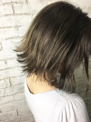 ミディアム カラー boutique misakiのヘアスタイル