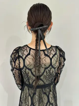 ミディアム ヘアアレンジ ヘアアレンジ支持率 No.1🥇RIKOのヘアスタイル