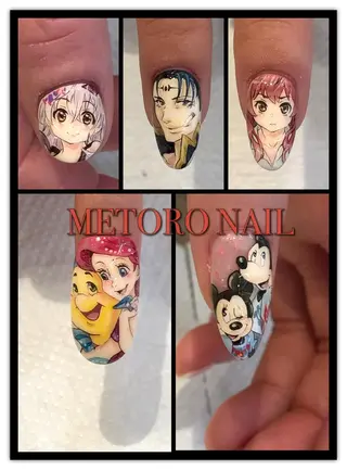 ロング ネイル METORO NAILのネイルデザイン