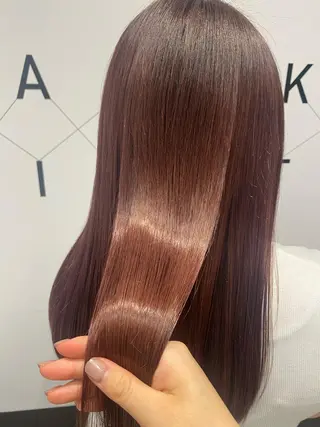 ロング HARUKIMINATO横浜所属・デザインカラー モデル募集🌈のヘアスタイル