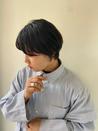 ショート ヘアアレンジ パーマ特化美容師 mikuのヘアスタイル