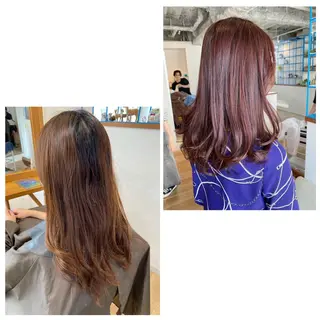 ロング 山中 かりんのヘアスタイル