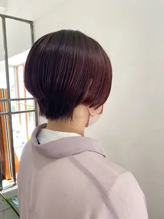 ショート カラー Kazaoka Saraのヘアスタイル