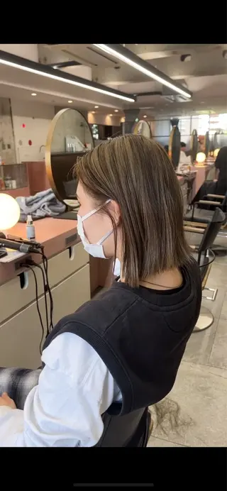 ミディアム benji所属・名駅/ブリーチカラー /レイヤー/髪質改善のヘアスタイル
