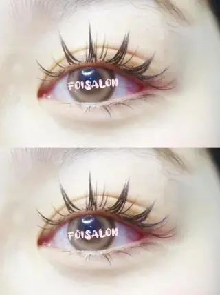 マツエク・マツパ Lash by foi大久保のマツエク・マツパデザイン