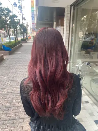 ロング ヘアアレンジ 水野 帆那のヘアスタイル