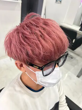 ショート カラー パーマ ヘアアレンジ メンズ 🔥メンズパーマ特 化🔥渡辺一翔🔥のヘアスタイル