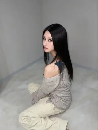 ロング box  mico. mutsumiのヘアスタイル