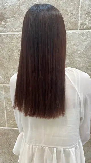 ロング カラー 松田 唯叶のヘアスタイル