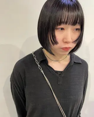 ショート カラー silo所属・silo MOKA 顔周りカット🦦のヘアスタイル